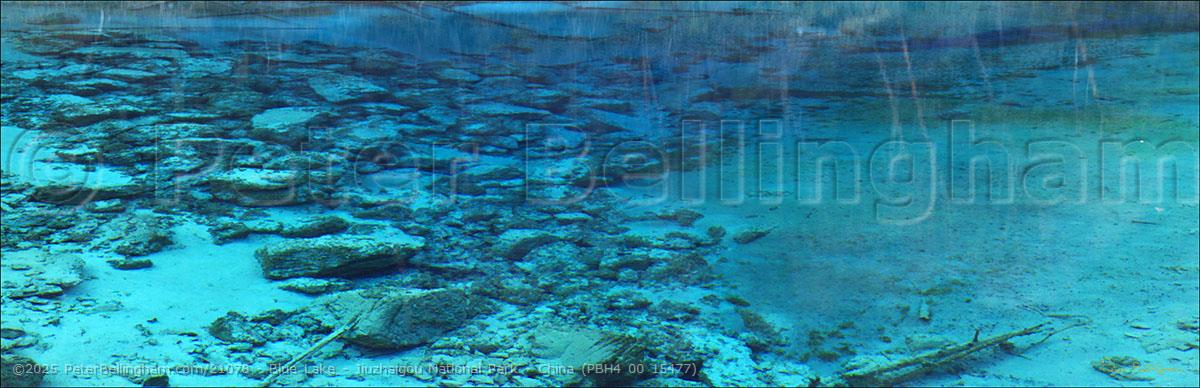 Peter Bellingham Photography Blue Lake - Jiuzhaigou National Park - China (PBH4 00 15477)
